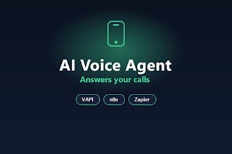 build a vapi ai voice agent, ai receptionist with n8n