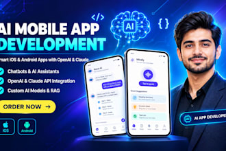 do ai mobile app development, ai chatbot, ai app developer