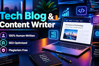 write tech blogs, tech articles and technology content