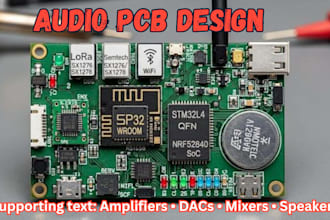 design audio amplifier, dac, mixer and bluetooth speaker pcb
