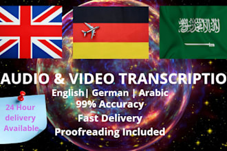 transcribe audio and video to text with high accuracy