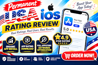 aso mobile app promotion marketing IOS app installs download app rating review