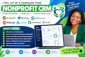 do nonprofit crm givebutter neworg charityengine rallyup ascend donordock sumac