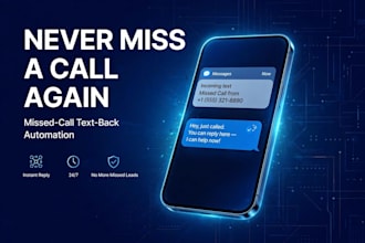 set up missed call text back automation for your business