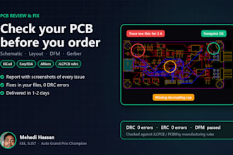review and fix your pcb design before you order from jlcpcb