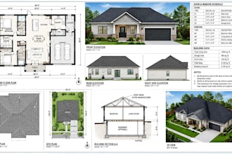 draft house plan architectural permit drawings, mep, hvac, structural design