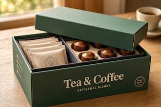 design modern custom packaging boxes