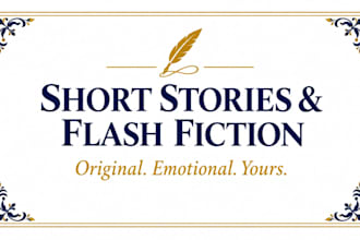 write your original short story or flash fiction
