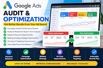 audit and optimize the google ad campaigns