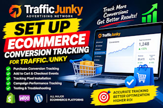 traffic junky set up for ecommerce conversion tracking