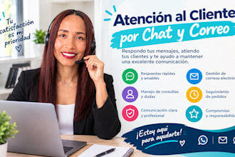 atención al cliente por chat de forma rápida y profesional