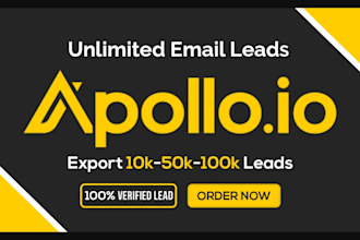do b2b leads extract data from apollo any industry