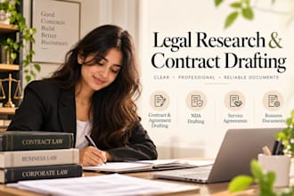 be your legal research and contract drafting assistant