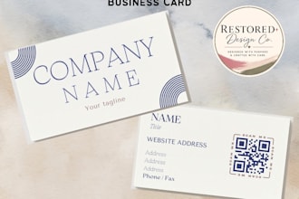 design professional custom business cards for your business