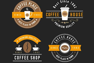 design coffee, tea, green tea logo for your business