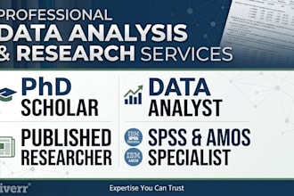 do professional spss and amos data analysis for your research