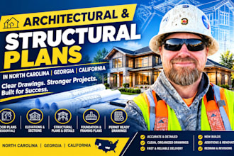 do architect and structural engineer for north carolina, georgia california USA
