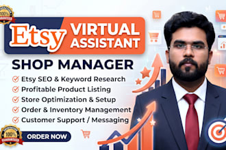 your etsy virtual assistant, etsy store manager