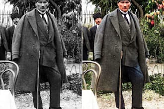 colorize black and white photos realistically