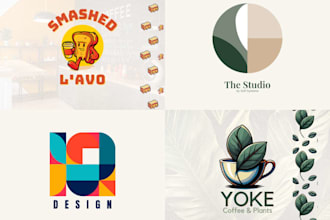design a distinctive custom logo and brand identity