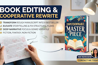be your book editor for fiction, nonfiction, and novel editing