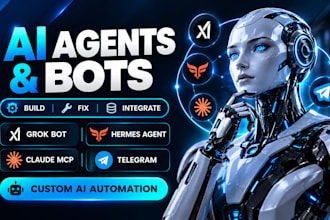 build fix grok multi agent ai bot jarvis ai hermes agent telegram bot claude mcp