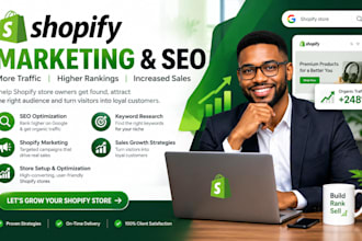 do shopify store SEO product optimization and marketing