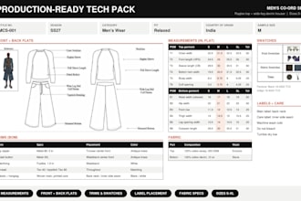 design custom streetwear apparel with ready tech packs