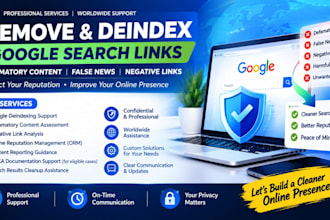 remove deindex google search links defamatory article false news negative links