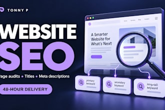 audit your website SEO and optimize on page titles and metadata