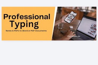 type handwritten notes, pdfs, or assignments into clean documents
