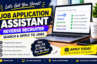 be your job application assistant searching and applying for jobs on your behalf