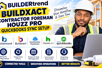 setup buildertrend buildxact contractor foreman houzz pro quickbooks sync