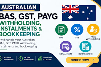 handle your australian bas gst payg withholding instalments and bookkeeping