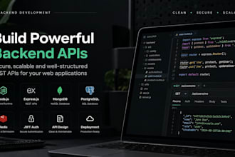 build backend apis using nodejs and express