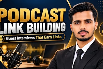 do podcast link building with guest interview outreach