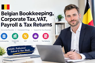 do belgian bookkeeping, corporate tax, vat, payroll and tax returns