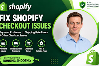 shopify checkout errors, payment issues and shipping rate problems