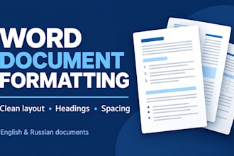 format your microsoft word document with a clean layout