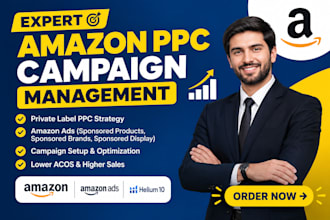 setup and optimize amazon ads campaign, amazon PPC campaign and amazon ads