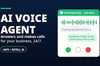 create an ai voice agent that answer and makes calls