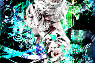 create unique experimental album cover art without ai