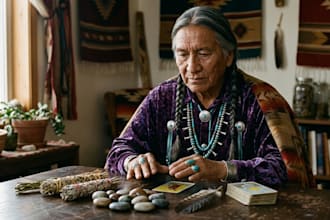 do tarot or psychic readings for clients