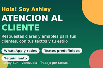 be your spanish customer support assistant on whatsapp and social media