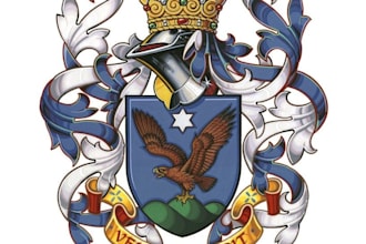 design unique high quality coats of arms logo