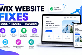 fix wix website bugs layout responsiveness errors wix studio issues redesign wix