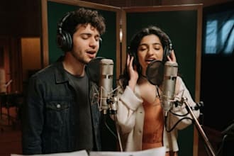 be your german male and female duet singer harmony backing vocals