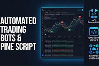 build automated trading bot pine script tradingview to mt5 python API setup
