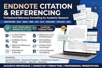 format endnote references and citations