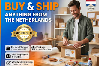buy and ship anything from the netherlands to your location